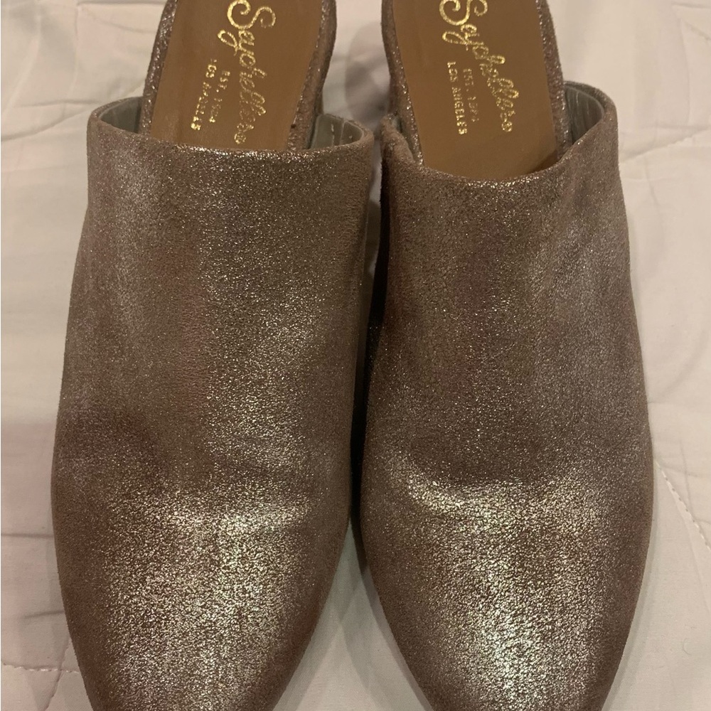 Seychelles Women's Shimmering Tan Mules